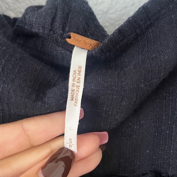 FREE PEOPLE Black Free-Est - Gretchen Pinafore Convertible Dress size small - Picture 5 of 7